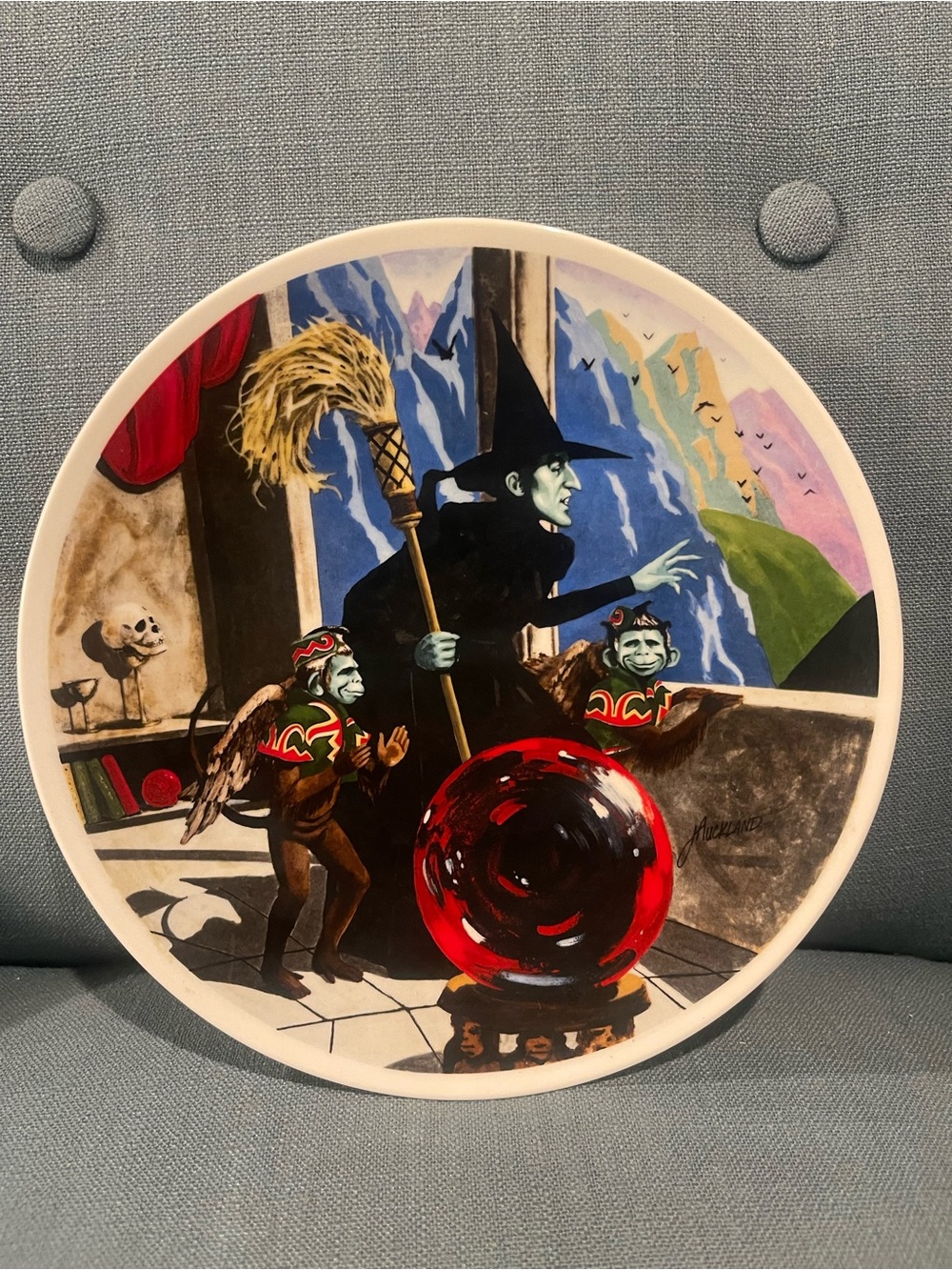 Vintage 1979 Knowles Wizard of Oz Wicked Witch Collector Plate